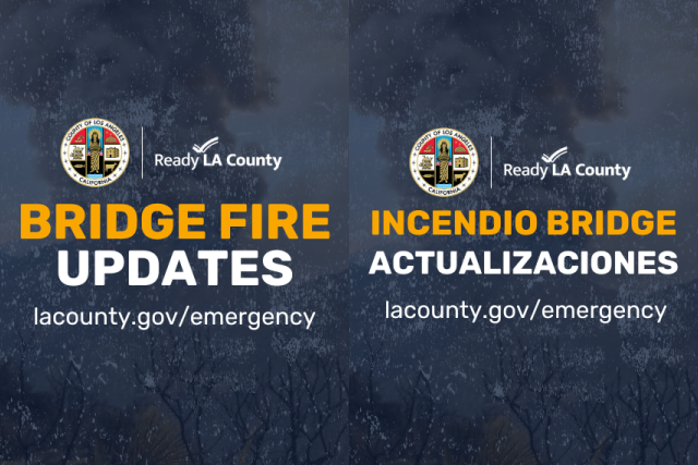 LA County Bridge Fire Updates