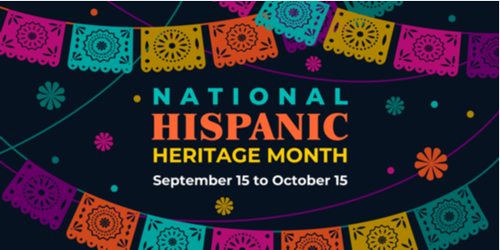 National Hispanic Heritage Month w banners