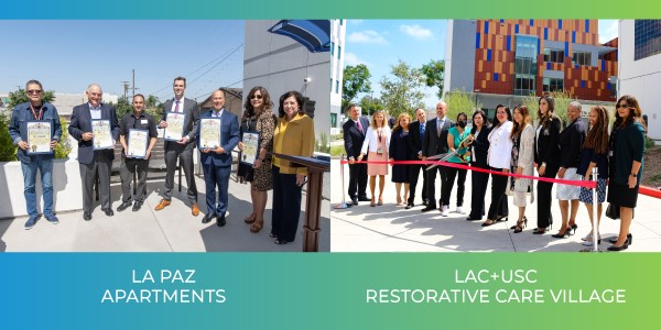 Grand Opening Events for La Paz Apartments & LAC+USC Restorative Care Village