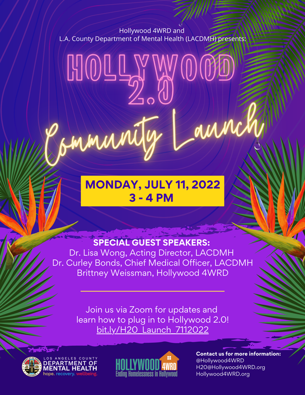 Hollywood 2.0 Launch Event Flyer