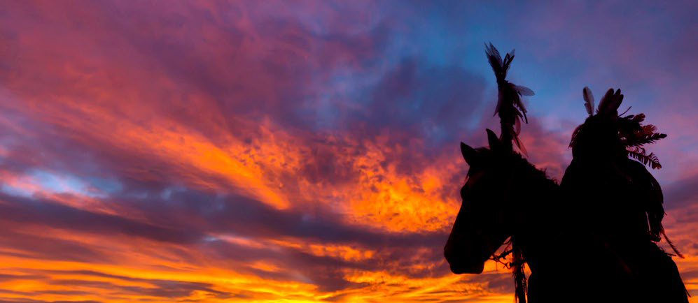 American Indian on a Horse 