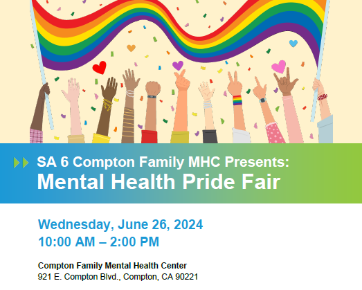 SA6 Mental Health Pride Fair flyer