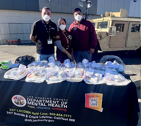 LACDMH Supports Wildfire Recovery Efforts