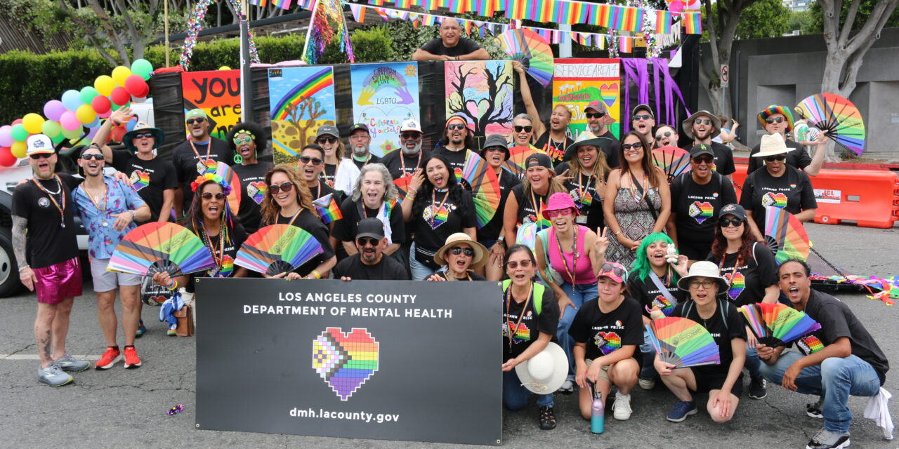 LACDMH Celebrates Pride Month at the West Hollywood Pride Parade